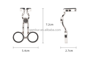 맞춤 라벨 휴대용 합금 피부 친화적 얼굴 스파출라 눈꺼풀 지지 도구 콘택트 렌즈 착용 및 제거용 뷰티 도구 - Product Image 6