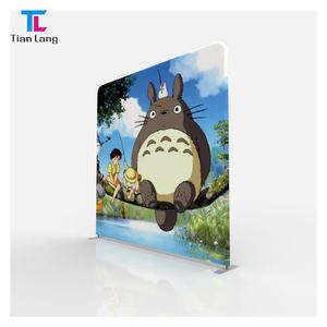 TianLang 10ft Curved <b>Backdrop</b> <b>Stand</b> Photobooth Background Double Sided Printing Pillow Case <b>Backdrops</b> - Product Image 4