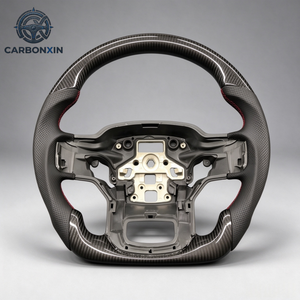 Volante Deportivo de Carreras de Fibra de Carbono Real Personalizado para Ford F150 Raptor Ranger Everest 2015 2016 2017 2018 2020 2021 2023 - Product Image 3