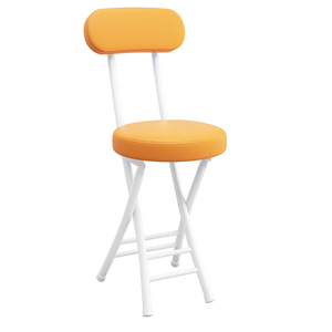 Folding chair Home-style chair with soft backrest simple desk and chair set dormitory folding <b>stool</b> balcony small <b>stool</b> - Product Image 4