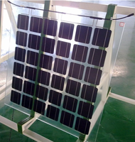 Tuile solaire BIPV 200W, panneau solaire transparent à double vitrage, efficacité 22%, pour serre, sur mesure