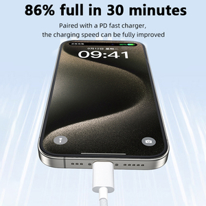 USB-C ชาร์จเร็วไนลอนถัก PE ยาว1เมตรจากโรงงานโดยตรงสาย USB-C สำหรับ iPhone และ Android (ผ่านการรับรอง Mfi) - Product Image 6