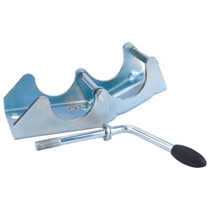 Soporte de <span class=keywords><strong>rueda</strong></span> <span class=keywords><strong>Jockey</strong></span> de <span class=keywords><strong>60mm</strong></span> de acero chapado en zinc, soporte de abrazadera de gato de remolque de alta resistencia para <span class=keywords><strong>rueda</strong></span> <span class=keywords><strong>Jockey</strong></span> para remolques nuevos - Product Image 3