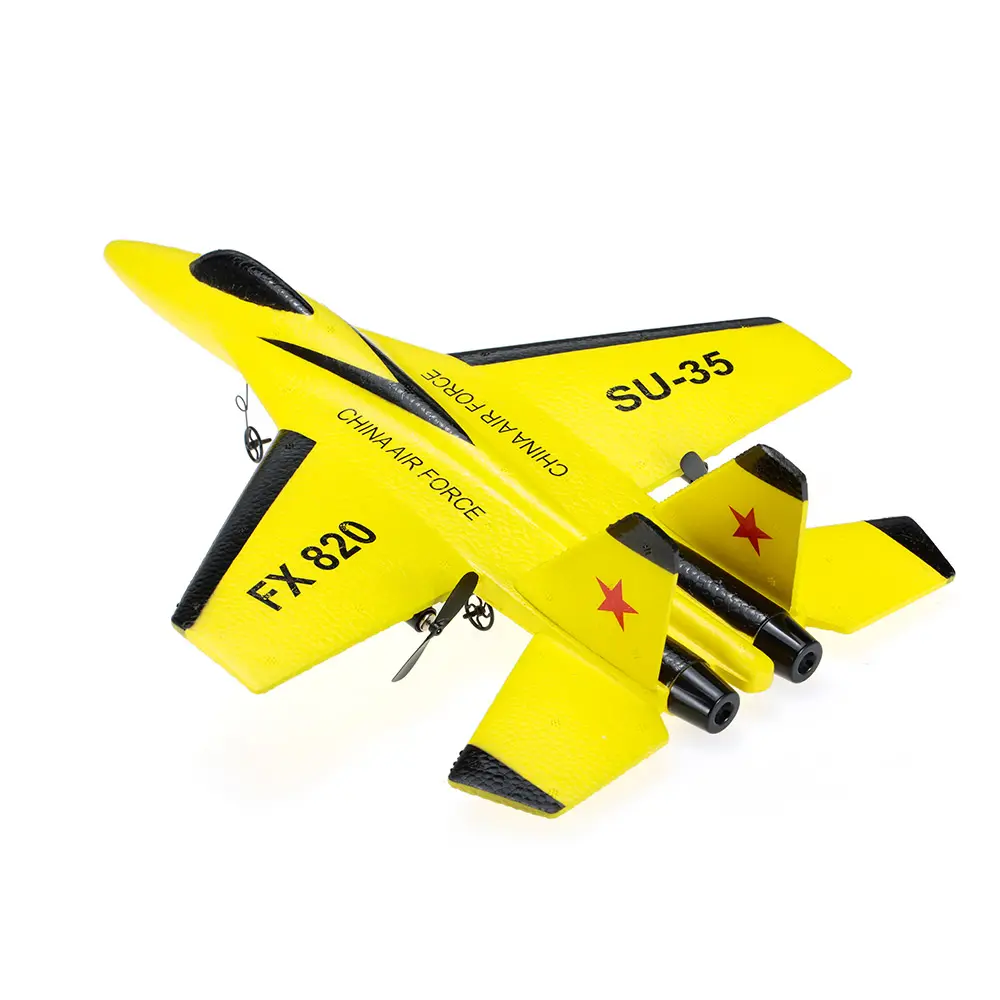 HOSHI FX-820 SU-35 RC Airplane Fixed Wing 2.4G Remote Controller EPP Micro Indoor Aircraft Airplane Model Toys Gift