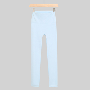 Leggings de yoga pour femmes, personnalisés, taille haute, élastiques, à rayures contrastées, pour le sport, la course et les activités physiques - Product Image 3