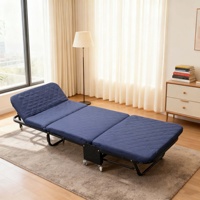 Lit pliant en métal réglable et multifonctionnel pour chambre à coucher, bureau ou chambre d'amis, personnalisable, vente chaude directe usine chinoise