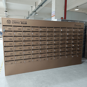 Boîtes aux lettres en acier galvanisé de qualité supérieure, unités de boîtes aux lettres verrouillables pour immeubles d'appartements - Product Image 1