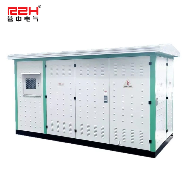 European-style Box-type Substation Prefabricated Complete Distribution Room Photovoltaic Cabin Oil-Immersed 10KV 400V Three