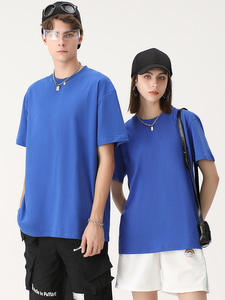 Camiseta de Alta Calidad de 230 g/m², Lisa, Extra Grande, Informal, con Estampado Gráfico Personalizado, Unisex, Cuello Redondo, 100 % Algodón - Product Image 3