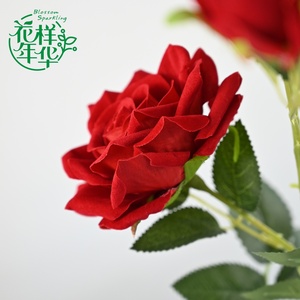 Planta Artificial de Rosas en Maceta de 90 cm con 15 Cabezas, para Decoración de Interiores y Exteriores, Hogar, Oficina, Jardín, Sin Mantenimiento - Product Image 4