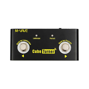 M-VAVE cubo Turner pagina esterna Wireless sintonizzatore pedale effetto <span class=keywords><strong>chitarra</strong></span> supporta Looper per smartphone - Product Image 1