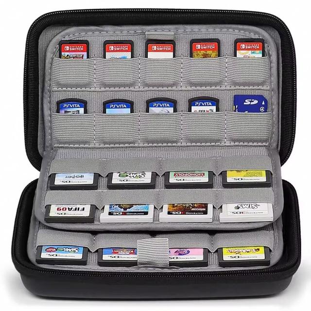 Hard Game Card Storage Holder Case Custom Hard Shell EVA Case Storage EVA Case for SD Memory Cards