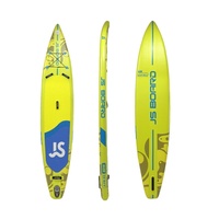 Vente directe d'usine JS LA SUP Planche à pagaie gonflable portable multifonctionnelle pour la course et le surf