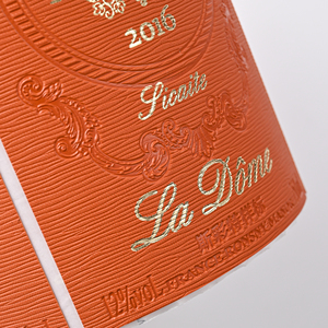 Premium Factory Direct Getränke etiketten Benutzer definierte Logo-Folie gestempelt High-End-Leder aufkleber Wein verpackung Verwendung - Product Image 5