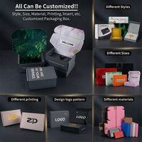 Boîtes d'emballage pour bijoux en carton ondulé épais, imprimées sur mesure, colorées, en forme d'avion, pliables, avec logo personnalisé et impression offset