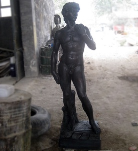 Personalizada famosa figura romana <span class=keywords><strong>griega</strong></span> de tamaño real <span class=keywords><strong>escultura</strong></span> de mármol blanco estatua de <span class=keywords><strong>David</strong></span> para la venta - Product Image 5