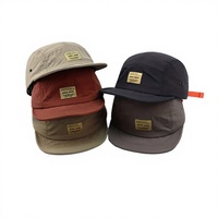 Casquette de baseball unisexe RUNSEN style japonais à séchage rapide, respirante, à visière courte, pour le travail, polyvalente, douce, broderie hip-hop