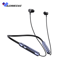 MZ-90 ANC Active Noise Cancelling Grosir Earphone Neckband Driver 13mm Bass Headset Nirkabel Peringatan Getaran