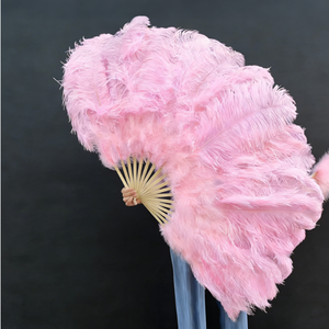 พัดขนนกกระจอกเทศขนาดใหญ่ |   อุปกรณ์ประกอบการแสดงระบำหน้าท้องและโกโก้ |   แฟนคลับการแสดงดนตรีและคอนเสิร์ต - Product Image 2