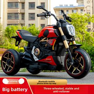 Motocicleta Eléctrica para Niños de 12V7H con <span class=keywords><strong>3</strong></span> Ruedas, con Control Remoto para Padres - Product Image 3