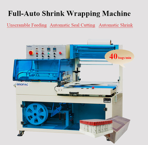 Bropac fql450lb + bsd4020a đa chức năng lọ chai thu nhỏ bao bì máy đóng gói với nhiệt co lại đường hầm - Product Image 4