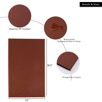 Porte-menu en cuir personnalisé pour restaurant, porte-menu de table pour restaurant, dossier de menu en cuir