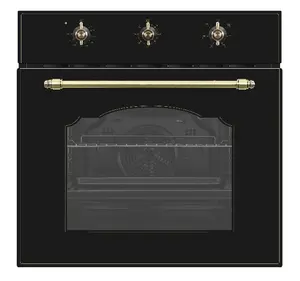 High quality enamel built in oven electric kitchen oven 75L convection oven.