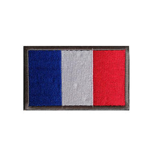 Écussons brodés personnalisés de diverses drapeaux de pays : États-Unis, Turquie, Australie, Amérique, Portugal, Canada, Corée, <span class=keywords><strong>France</strong></span> - Product Image 3