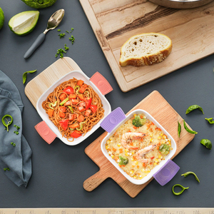 Hot Bán Lò găng tay <span class=keywords><strong>Silicone</strong></span> nóng xử lý tay áo cho chậu và chảo cách điện đồ nấu nướng nồi xử lý Grips và pad - Product Image 6