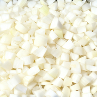 Oignons Blancs Découpés IQF en Gros, Grade A, Halal, Casher, Certifiés HACCP, Qualité Export, 10kg, Pour Services de Restauration