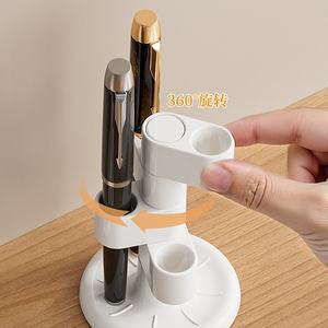 ผู้ผลิตจากหนิงโป ขายดี อุปกรณ์ตกแต่งบ้าน แปรงเขียนคิ้ว ที่เก็บเครื่องสำอาง ที่วางปากกาแบบหมุนได้ 360 องศา สำหรับวางบนโต๊ะ - Product Image 5