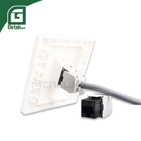 GETEKnet CAT6A CAT6 UTP Cat6 Color ABS Keystone Jack Cable Network Adapter RJ45 Coupler Modular Jack with Extend Feature
