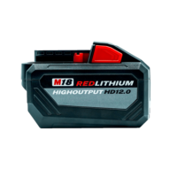 Batterie de remplacement Milwaukee 12Ah 18V pour outils électriques sans fil Milwaukee M18 Li-ion haute capacité longue durée de fonctionnement