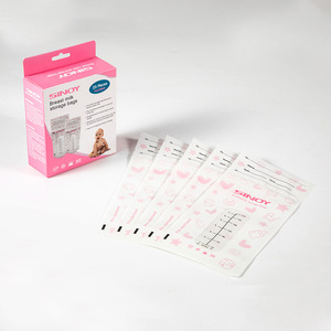 Sac de stockage de <span class=keywords><strong>lait</strong></span> <span class=keywords><strong>maternel</strong></span> en plastique PET personnalisé Pochette debout à fermeture éclair avec barrière Emballage de type PE avec logo personnalisé - Product Image 5