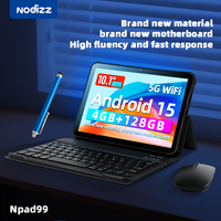 Nueva Tablet Android 15 con Pantalla Capacitiva de 10.1 Pulgadas, WiFi, Procesador de Cinco Núcleos, 5G, 4GB/128GB de Almacenamiento y Batería de 5000mAh