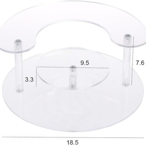 Customized Design Retail Luxury Transparent Acrylic Display Risers Cosmetic <b>Perfume</b> Jewelry Customized Color Size Logo Display - Product Image 5