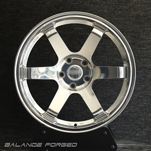 Jantes de voiture forgées monobloc triple chrome TE37V sur mesure pour Rays Te37 VW Golf Toyota <span class=keywords><strong>Aygo</strong></span> Skoda Octavia - Product Image 4