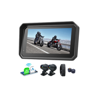 Écran intelligent pour moto avec Carplay et Android Auto, double caméra 1080P, système d'exploitation Linux, pour la conduite en extérieur, fabricant OEM