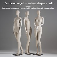 Maniquíes de Exhibición de Vestidos Femeninos de Alta Gama, Estilo Coreano, Cuerpo Completo, con Cabeza y en Pose de Pie, para Tiendas de Ropa Yimo Yuan