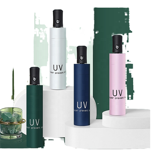 Parapluie pliant personnalisé à ouverture/fermeture automatique et coupe-vent Parapluie de voyage pliable Paradise Three - Product Image 2