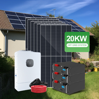 Système d'énergie solaire hors réseau SIY 5,5KW-30KW MPPT avec batterie Lifepo4 220V Onde sinusoïdale pure Panneau solaire pour usage domestique