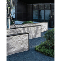 Revêtement mural extérieur flexible Carrelage Nouveau Rockcut Panneau en alliage de granit souple Aspect céramique Placage brique réfractaire Prix compétitif Brique