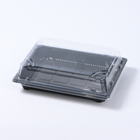 Offre Spéciale – Boîtes à Sushi Rectangulaires en Plastique Doré Jetables pour Plats à Emporter, Bonbons, Gâteaux, Snacks et Pains