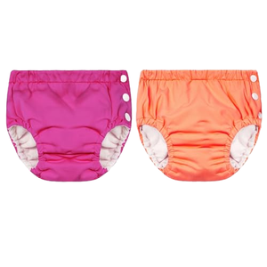 Culottes de bain d'apprentissage lavables et personnalisables pour bébé, imperméables, réutilisables, à fermeture latérale, pour piscine et plage, couches-culottes de natation d'apprentissage - Product Image 1