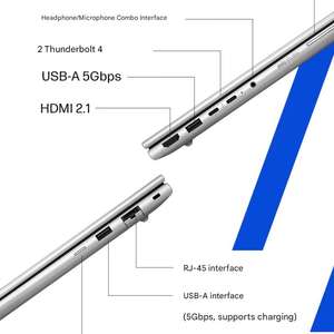 Portátil Comercial EliteBook 6 G1i de 13.3 Pulgadas, Nuevo, al por Mayor, Intel Ultra 5/7, 32 GB de RAM, 1 TB SSD, 45% NTSC IPS, Metal, Inglés - Product Image 6