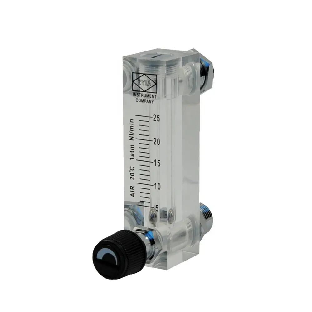 LZM-6T zyia panel tipi akrilik şamandıra CO2 tıbbi hava rotametre debimetre