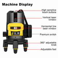 Niveau laser 360° à auto-nivellement, calibrage rapide, coque robuste anti-chute pour la rénovation domestique - Vente en gros usine