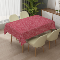 Nappe de table moderne et minimaliste RNPT pour table basse, nappe rectangulaire jaune en toile cirée, nappe tissée antidérapante pour événements