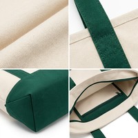 Sac fourre-tout en toile personnalisé avec logo sur mesure, en forme de bateau, grand format, rétro, en coton, avec poignées en corde, réutilisable, pour boutique, vente au détail, sac cadeau