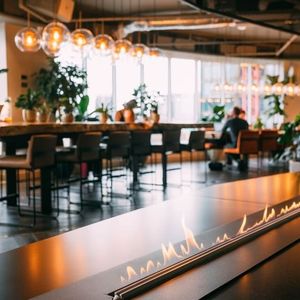 600 mét tuyến tính hiện đại chèn Ethanol lò sưởi với điều khiển từ xa thông minh Điện đốt trong nhà - Product Image 5